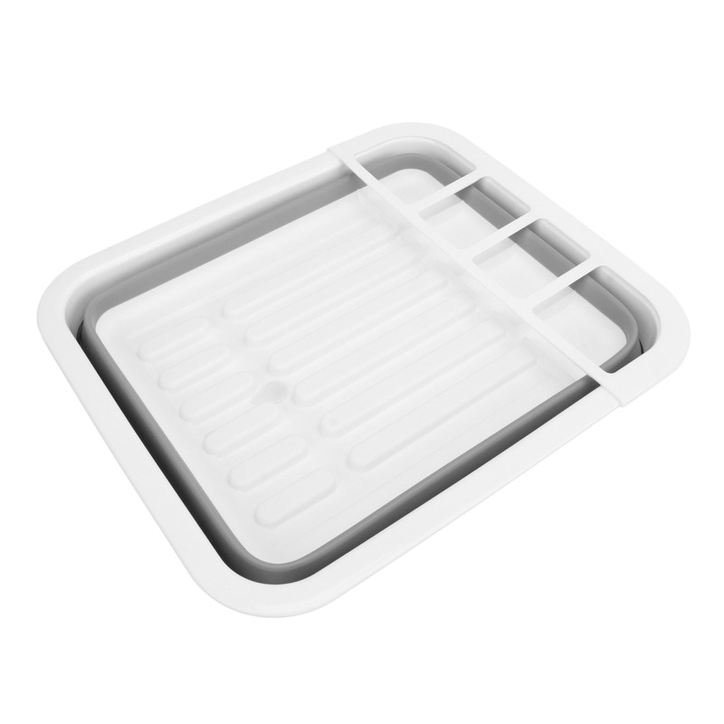 Collapsible Dish Drying Rack Space Saving Foldable Portable Dinnerware Drainer