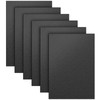 6 Pack Black ABS Plastic Sheet 12" x 16" x