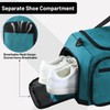 MIER Foldable Duffle Bag with Shoe Compartment 50L Travel Duffel
