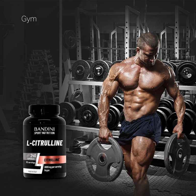 Bandini® L CITRULLINE 240 Capsules – 3000 mg per Serving,