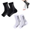 YUZNA 2 Pairs of Orthopedic Compression Socks, Heel Spur and