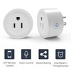NDNCZDHC 2pcs Smart Mini Smart Plug, 10A WiFi Outlet Socket