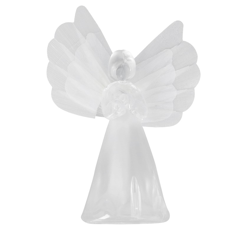 Solar Angel Lamp Colorful Lighting PP Stainless Steel Solar Powered