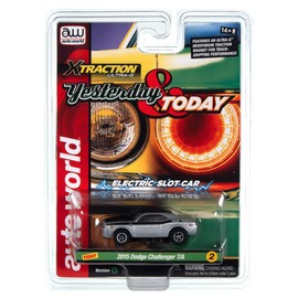Auto World Thunderjet 1970 Dodge Challenger (Silver) HO Scale Slot Car