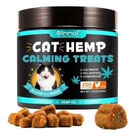 Premios Calmantes Para Gato Sabor Pollo (200 Pzs) Oimmal