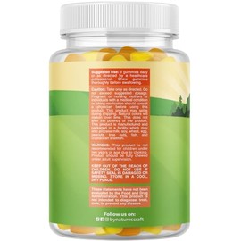 Gomitas Omega 3 para nios, sabrosas y deliciosas, perfectas gomitas DHA Omega 3,6,9 que apoyan huesos, cerebro, corazn, visin e inmunidad general de  