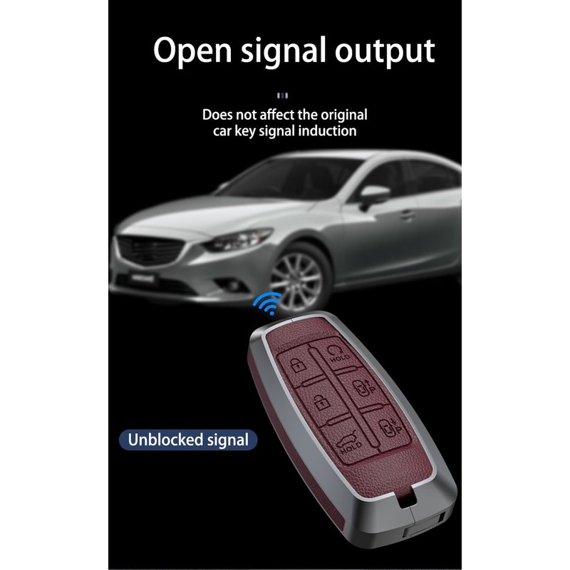 TECART Leather Smart Key Fob Case Protective Cover Compatible with