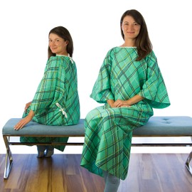 Hospital Gown 3XL Big Size XXL IV Gown Green - Tie Back Hospital Gown (3)