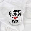 Best Godmother Ever Cup Stemless Wine Glass Gift for Her