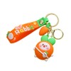 CAOXIAN Rabbit Keychain Cute Cartoon Carrot Rabbit Key Ring Bag