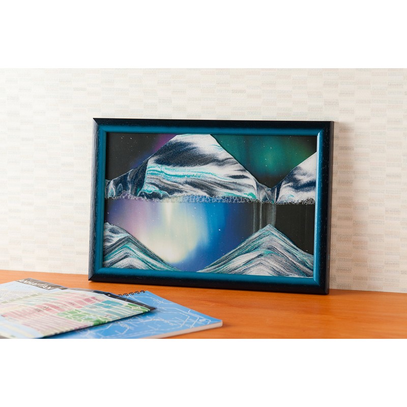 KB collection Aurora Borealis Small Size Moving Sand Art -