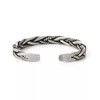 ZARD ZARD Men Twist Cable Cuff Bangle Statment Bracelet in