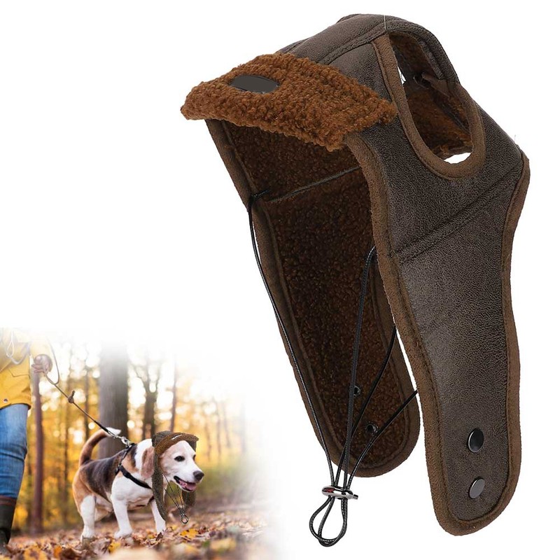 Pet Small and Mediumsized Dog Autumn and Winter Pilot Hat