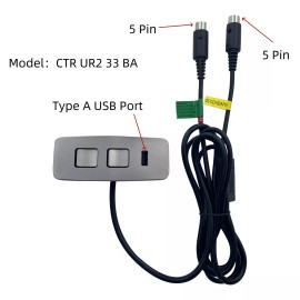Raffel Systems 4 Button 5 Pin Power Recliner Sofa Switch Lift Chairs Hand Control CTR UR2 33 BA