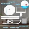 5X Magnifying Glass with Light and Stand, 36 LED Dimmable