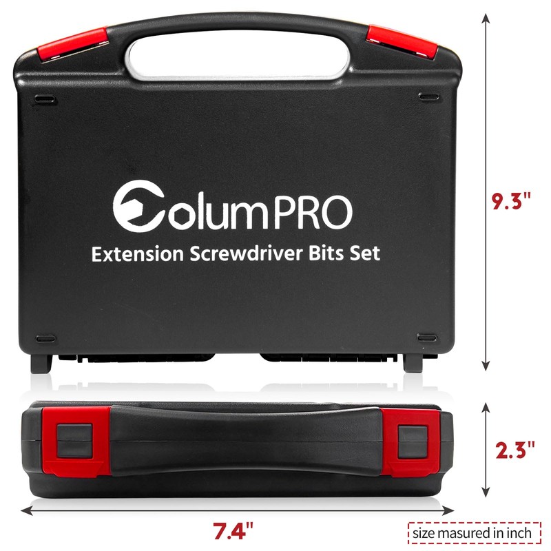 ColumPRO 22PCS Superbit Flexible Drill Bits Extension&Universal Socket Tool Set,