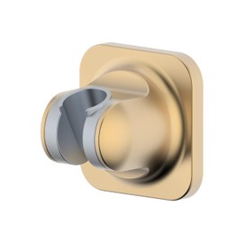 Shower Head Holder, Strong Adhesive Handheld Showerhead Holder,Shower Head Bracket (Brushed Gold) DP-9311 Duttao