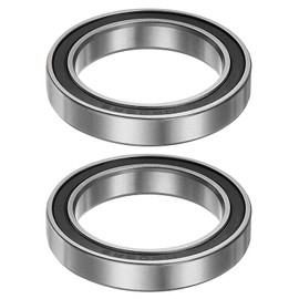 TOP-VIGOR 2Pcs 6806-2RS Deep Groove Ball Bearings, Z3 30mm x 42mm x 7mmDouble Sealed Industrial Bearings, Chrome Steel Skateboard Bearings for Electrical Instrument Equipment