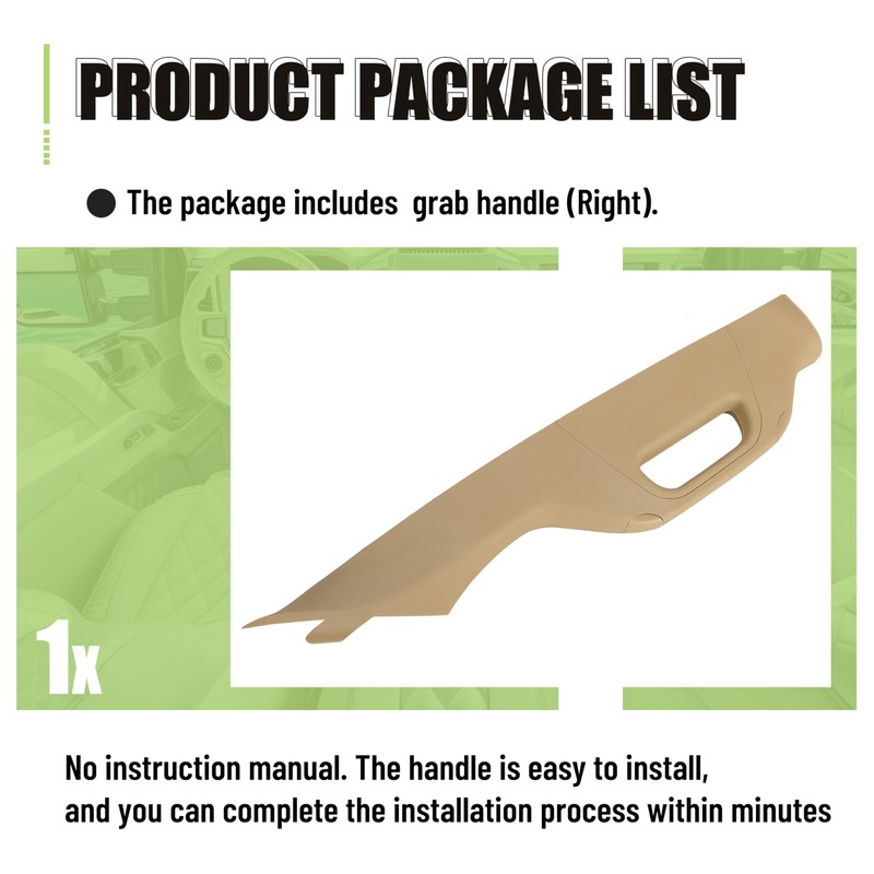 A Pillar Grab Handle Interior Trim Right Passenger Side Compatible