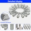 BIGLKNM Stainless Steel Small Block Engine Hex Bolt Kit Fit