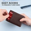 Zitahli Mens Slim Wallet with Money Clip Minimalist 7 Slots