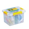 MEIJIA Plastic Tool Organizers With Removable Dividers,Plastic Storage Organizer Box