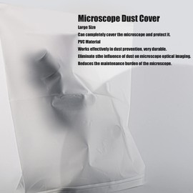 Microscope Dust Cover 800x650mm PVC, Dustproof Protective Accessory with Easy Use, Large Size, and Simple Carrying, for Maintenance
