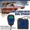 Retevis RA86 GMRS Mobile Radio,GMRS Radio with Antenna,NOAA Weather Alert,Repeater