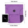 WANDF Drawstring Backpack Sports Bag with Shoe Compartment Water Resistant
