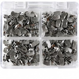 DENTASOP Juego de 80 piezas de tubos bucales metálicos simples para ortodoncia, correas de cuero para herramientas MBT/Roth 0.022 (0.022 1st MBT)