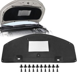 SecosAutoparts Cotton Front Hood Engine Bonnet Insulation Pad Compatible with Toyota Camry 2012-2017 Black Soundproof Cover Thermal Heat Shield Insulation Mat