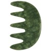 Healeved Scalp Massager Creative Wide Tooth Comb Gua Sha Jade