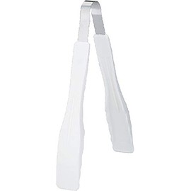 Sanno Japan SN4006 Food Utensils, Plastic Tongs, 8.5 inches (21.5 cm), White