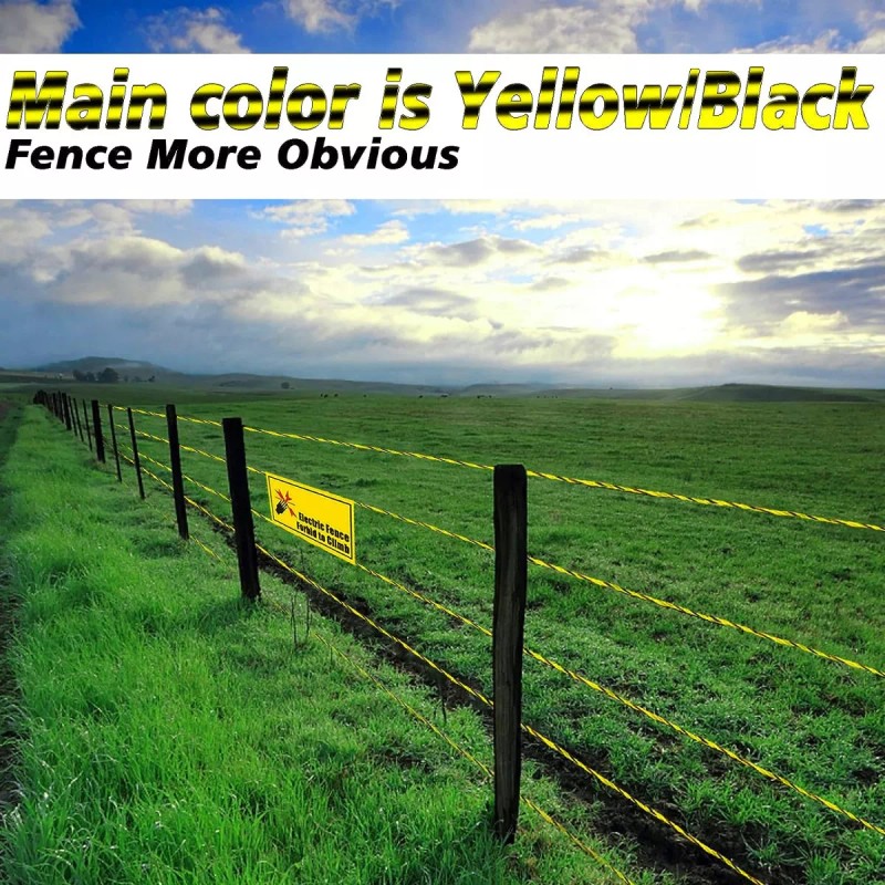 BESTEEL Alambre Polietileno Cerca Eléctrica 500 Metros