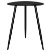 Coaster Odessa Mid-Century Triangular Solid Wood End Table Black