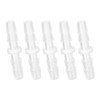 Quickun Plastic Hose Barb Fitting, 1/8" x 1/8" Barbed Splicer