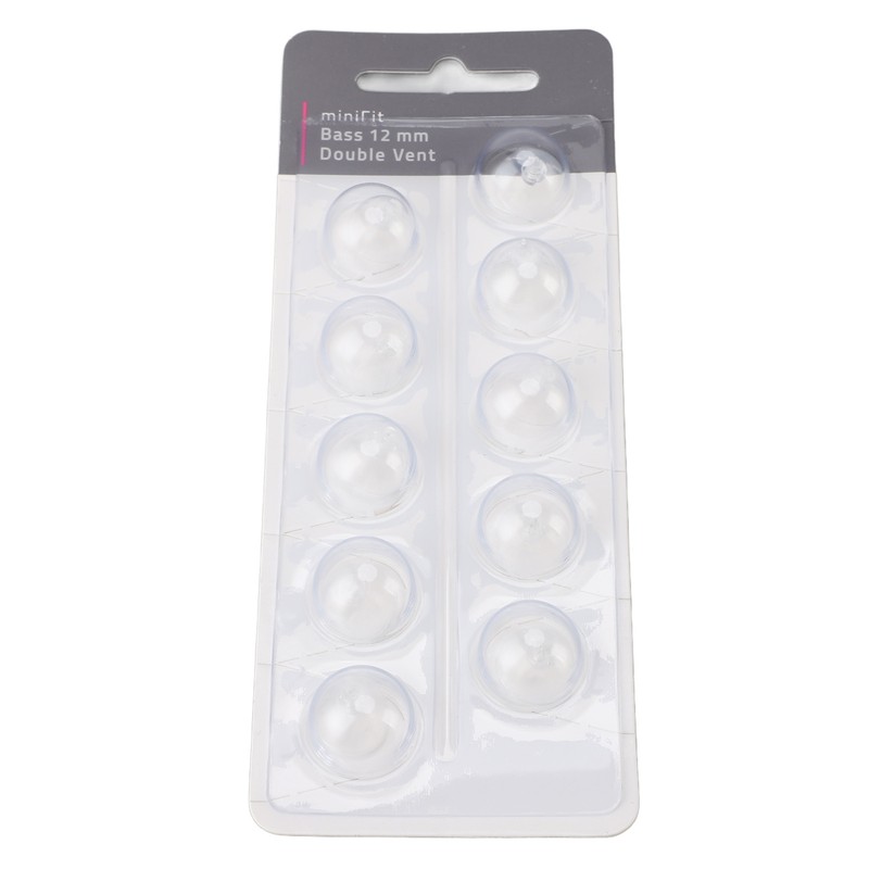 10pcs Double Vent Bass Dome Accessory Single Layer Double Vent