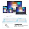 Foldable Silicone Keyboard 106 Keys Waterproof Dustproof Foldable USB Wired
