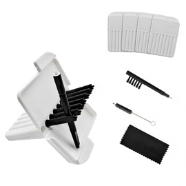 Waxguards 3.0 NanoCare 10993649 Filters for Signia/Siemens/Rexton & ConnexxHearing Aids - Cleaning Brush Kits with Carry Case, 4 Packs (32 Total) Compatible with Sony CRE-C20 (Same as 10993607)