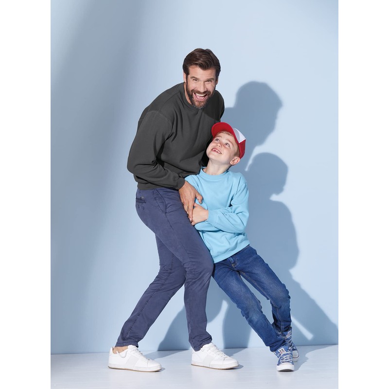 James+Nicholson Unisex Sweatshirt Heavy - dunkelgrün, size: 3xl