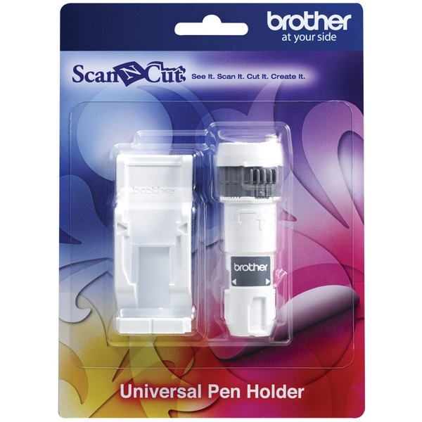 Brother ScanNCut Universal Pen Holder CAUNIPHL1, For Use with Specialty Pens and ScanNCut Pens, Fits a Wide Variety of Pens 9.6 - 11.4mm