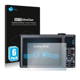 Savvies 6 Pack Screen Protector compatible with Canon PowerShot SX620 HS Protection Film Clear