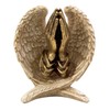 Angel Wings with Praying Hands Cast Resin Figurine Statue, 5