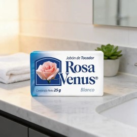 Jabon Rosa Venus Blanco 100 Piezas Msi