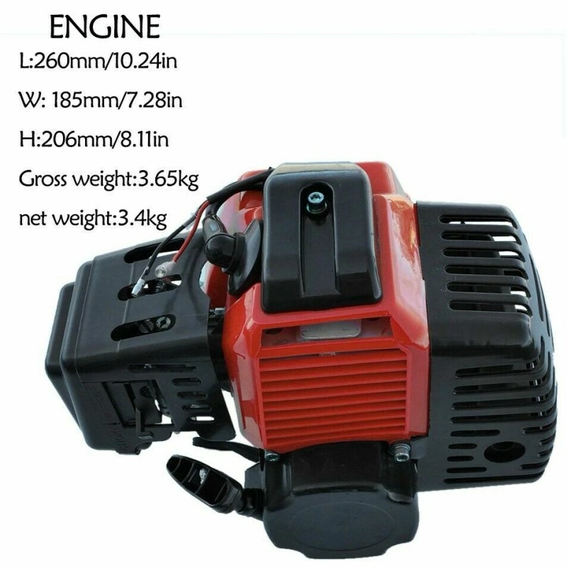 Unbranded 2 STROKE 49CC 50CC ENGINE MOTOR PULL START FOR
