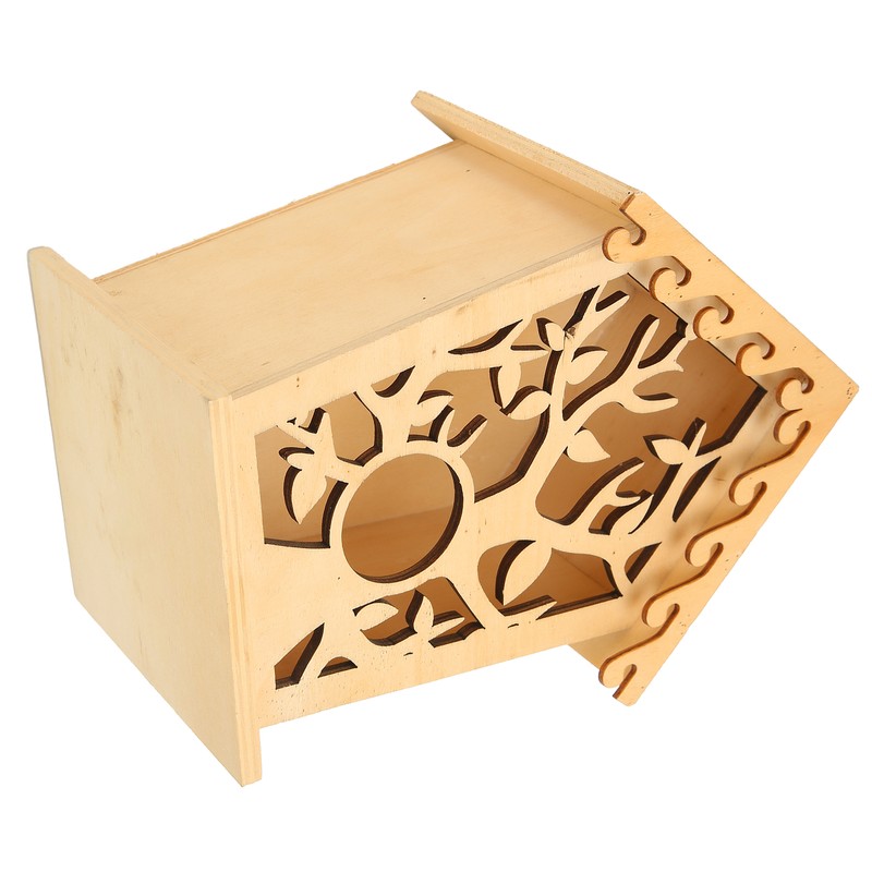 Bird Nests Hollow Tree Leaves Patterns Bird House Bird Cage