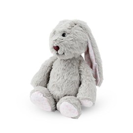 Stuffed Bunny Plush, Easter Bunny Stuffed Animal, Adorable & Cuddly Rabbit Toy, Soft and Cute Plushies, First Easter Gifts, Rabbit Toys for Kids - 7 inch Children's Gift (Gray)