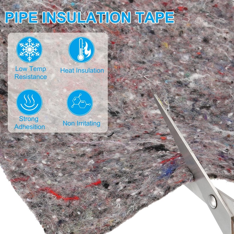 PATIKIL 16 x 48 x 0.2 inch Pipe Insulation Blanket,1Pcs