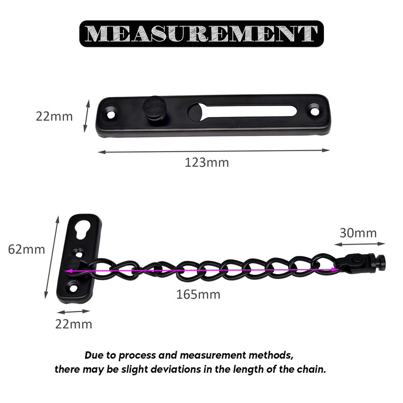 Safety Chain Door Lock Heavy Duty Latch Chain Door Lock