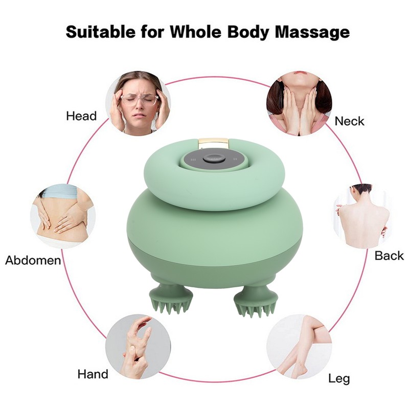Electric Scalp Massager 4 Claw Head Massager Rechargeable Portabele Waterproof